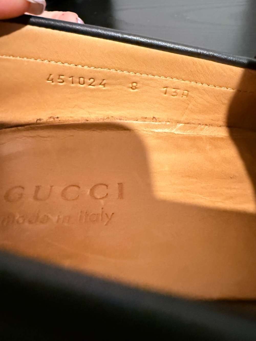 Gucci Men’s Black Leather Horsebit Loafers Size 8 US | Authentic | Made in Italy - Picture 9 of 16